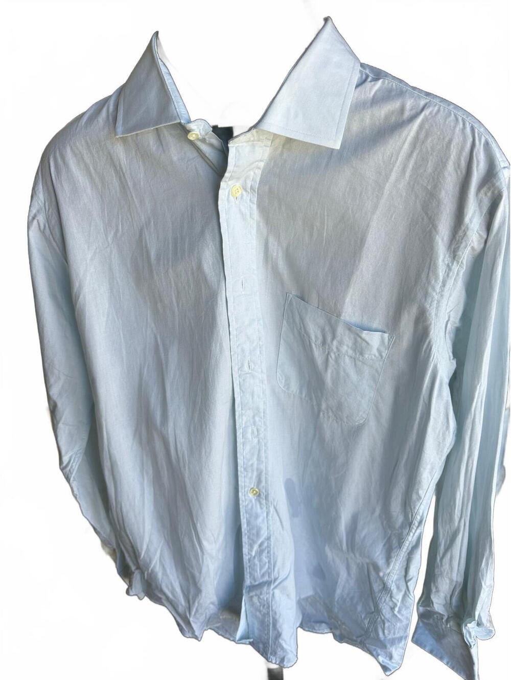 Burberrys London Light Blue Dress Shirt 16-34 USA